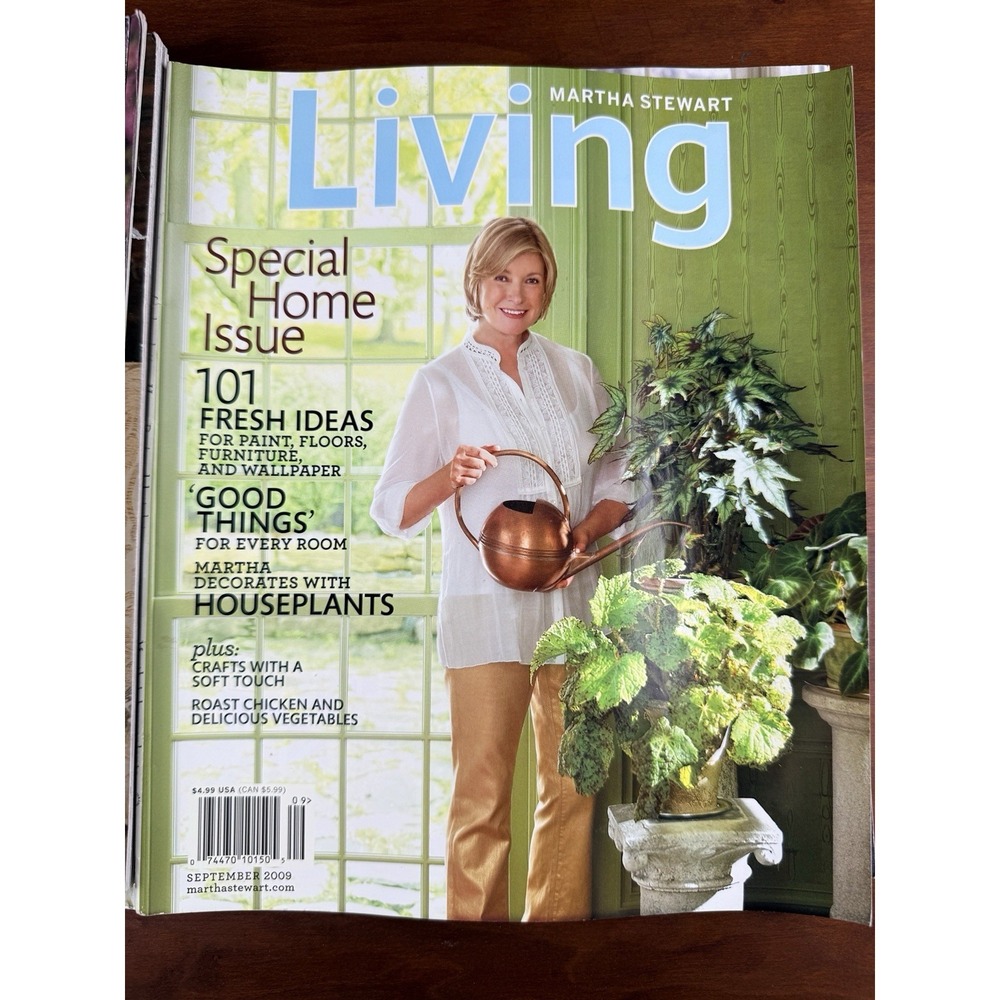 Martha Stewart LIVING Magazine Lot of 8 VINTAGE 1990's, 2009 - Picture 3 of 9